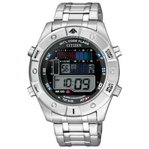 Relógio Masculino Digital Citizen Chronograph MC702058E - Prata