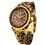 Relógio Feminino Analógico Dumont SP68097R – Marrom/ Dourado
