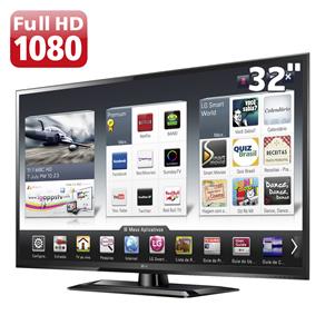 TV 32” LED LG 32LS5700 Full HD com Smart TV, Conversor Digital e Entradas HDMI e USB