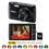Câmera Digital Nikon CoolPix S4300 Preto c/ LCD 3,0”, 16 MP, Zoom Óptico de 6x, Vídeos em HD (720p) e Estabilizador de Imagem + Cartão de 8GB