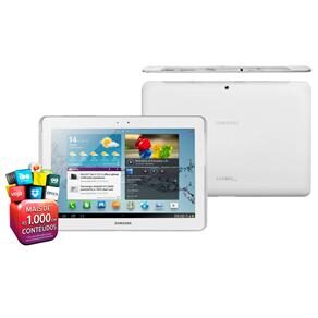 Tablet Samsung Galaxy Tab 2 10.1 P5100 3G com Tela 10.1", 16GB, Dual Core 1.0 GHz, Câmera 3.2MP, Wi-Fi, GPS, Bluetooth e Android 4.0 - Branco