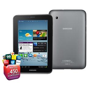 Tablet Samsung Galaxy Tab 2 7.0 P3100 3G com Tela 7.0", 16GB, Processador Dual Core 1.0 GHz, Câmera 3.2MP, Wi-Fi, GPS, Bluetooth e Android 4.0