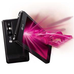 Celular Desbloqueado LG Optimus 3D Max P720 Preto com Tela de 4.3”, Android 2.3, Câmera 5MP, 3G, Wi-Fi, aGPS, Bluetooth, FM, MP3 e Fone de Ouvido