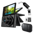 Câmera Digital Samsung MV800 Preta c/ LCD 3”, 1...