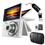 Câmera Digital Samsung MV800 Branca c/LCD 3”, 16.1MP, Touch, Zoom Óptico 5x + Cartão Micro SDHC 4GB + Mini Leitor de Memória Yasin LU-102/203358 Preto