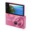 Câmera Digital Samsung MV800 Rosa c/ LCD 3”, 16.1MP, Touch, Zoom Óptico 5x + Cartão Micro SD 4GB + Mini Leitor de Memória Yasin LU-102/203358 Preto