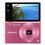 Câmera Digital Samsung MV800 Rosa c/ LCD 3”, 16.1MP, Touch, Zoom Óptico 5x + Cartão Micro SD 4GB + Mini Leitor de Memória Yasin LU-102/203358 Preto