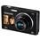 Câmera Samsung DV300 Dual View Preta c/ 16.1MP, LCD 3.0", Zoom Óptico 5x, Wi-Fi + Micro SDHC 4GB + Mini Leitor de Memória Yasin LU-102/203358 Preto