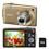 Câmera Digital Nikon CoolPix S3300 Dourada com LCD 2.7”, 16.0 MP, Zoom Óptico 6x, Vídeo HD + Cartão de 8GB