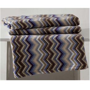 Manta Microfibra Solteiro Corttex Casa Zig Zag - Fendi