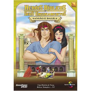 DVD - Heróis Bíblicos e Seus Ensinamentos: Sansão e Dalila - Greatest Heroes And Legends Of Bible: Samson And Dellilah