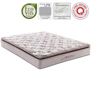 Colchão King Size Minaspuma Infinite com Molas LFK - 203x193x28cm