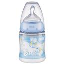 Mamadeira Nuk First Choice Azul com Bico de Sil...