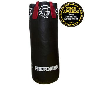Saco Esportivo de Muay Tai Pretorian 160x45cm - Preto/Vermelho