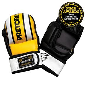 Luva de MMA para Treino Pretorian Training - Amarela/Preta/Branca