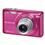 Câmera Digital Fujifilm Finepix JX580 Rosa com LCD 3.0", 16MP, Zoom Óptico 5x, Vídeo em HD, Detector de Face e Sorriso + Cartão de 4GB
