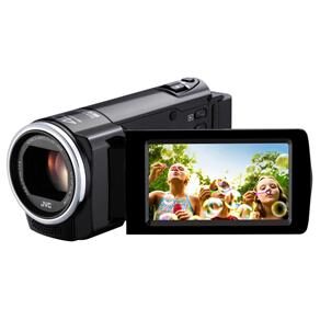 Filmadora JVC GZ-E10BUB Full HD Preta com Zoom Óptico 40x, LCD 2.7" e Detector de Faces + Cartão de Memória 8GB