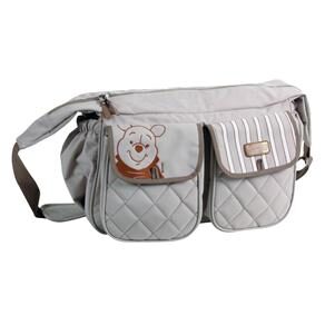 Bolsa para Passeio Baby Go Baby Bag G Luxo Pooh com Trocador 569 - Bege