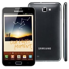 Celular Tim Desbloqueado Samsung Galaxy Note com Processador de 1.4GHz, Tela de 5.3’’, Android 2.3, Bluetooth, Wi-Fi, 3G, GPS, Câmera 8MP, MP3