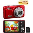 Câmera Digital Olympus VR-330 Red c/ LCD 3.0”, ...