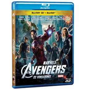 Blu-Ray 3D + Blu-Ray - Os Vingadores - The Avengers - 2 Discos