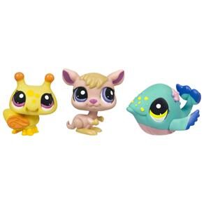 Littlest Pet Shop Hasbro Abelha, Canguru e Baleia 25844