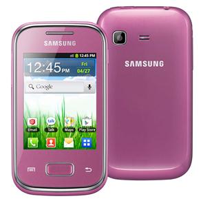 Celular Desbloqueado TIM Samsung Galaxy Pocket GT-S5300 Rosa com Android 2.3, Wi-Fi, 3G, GPS, Câmera 2MP, Rádio/MP3, Touch, Bluetooth e Fone de Ouvido