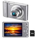 Câmera Samsung ST 64 Prata c/ LCD 2.7”, 14,2 MP...