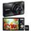 Câmera Digital Sony Cyber-Shot DSC-W690 Preta c/ 16.1MP, LCD 3.0”, Zoom Óptico 10x, Foto Panorâmica, Vídeo HD, Detector de Face e Sorriso + Cartão 8GB