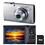 Câmera Digital Canon PowerShot A2400 Prata c/ LCD 2.7”, 16 MP, Zoom Óptico 5x, Estabilizador de Imagem e Vídeos em HD + Cartão de 4GB