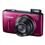 Câmera Digital Canon PowerShot SX240HS Pink Full HD com 12.1 MP, LCD 3.0", Zoom Óptico 20x, PictBridge e Detector de Sorrisos e Faces