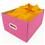 Caixa Organizadora Boxmania Office Desmontável 4304009 - Rosa