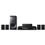 Home Theater Samsung HT-E350K/ZD 5.1 Canais com DVD Player, Karaokê, Entrada USB e Cabo HDMI - 330 W