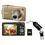 Câmera Nikon CoolPix S3300 Dourada c/ LCD 2.7”, 16.0 MP, Vídeo HD + Cartão de 8GB + Mini Leitor de Memória Yasin LU-102/203358