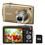 Câmera Nikon CoolPix S3300 Dourada c/ LCD 2.7”, 16.0 MP, Vídeo HD + Cartão de 8GB + Mini Leitor de Memória Yasin LU-102/203358