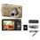 Câmera Digital Nikon CoolPix S3300 Dourada c/ LCD 2.7”, 16.0 MP, Vídeo HD + Cartão 8GB + Leitor de Cartão de Memória SD Yasin 4X1 LU-103/20358 Preto