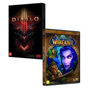 Jogo Diablo III + Jogo World of Warcraft: Classic + Burning Crusade (Totalmente em Português) - PC