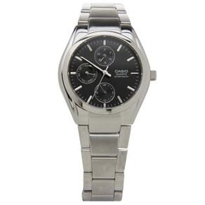 Relógio Masculino Analógico Casio MTP-1191A-1A Metal Prata/Preto