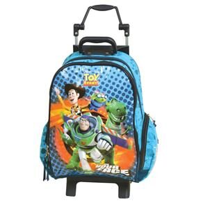 Mochilete com Carrinho Dermiwil Toy Story Disney Pixar Grande 50475 - Azul