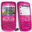 Cel Desbloq Claro Nokia C3 Rosa c/ Câmera 2MP, QWERTY, Wi-Fi, MP3, Bluetooth, Fone de Ouvido e Cartão 2GB c/ Adesivo Ace of Spades
