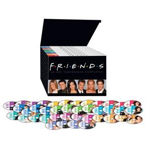 DVD - Caixa Friends Preta: 1ª a 10ª Temporadas Completas - 40 Discos