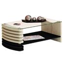 Mesa de Centro Artely Sonatta 2325 - Imbuia/Preto