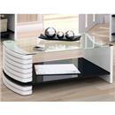 Mesa de Centro Artely Sonatta 2324 - Branco/Preto