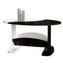 Mesa de Centro Artely Isis 1967 - Branco/Preto