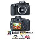 Câmera Digital Canon EOS 7D Preta com 18MP CMOS...