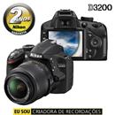 Câmera Digital Nikon D3200 Preta com 24.2 MP, L...