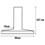 Coifa Ilha Suggar Jade TP529 - 90cm - Inox/Vidro