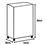 Balcão para Micro-ondas c/ Fruteira  BRV BF11-06 - Branco