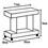 Rack Benetil Candy 1019PA - Tabaco/Branco/Maple