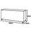 Buffet Madesa Quebec 7274 - Branco/Preto